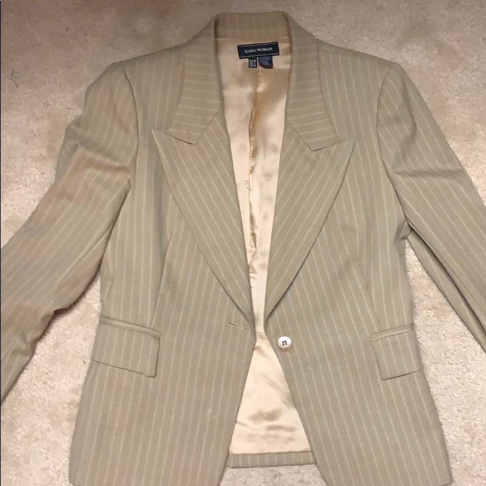 Zara’s striped  jacket